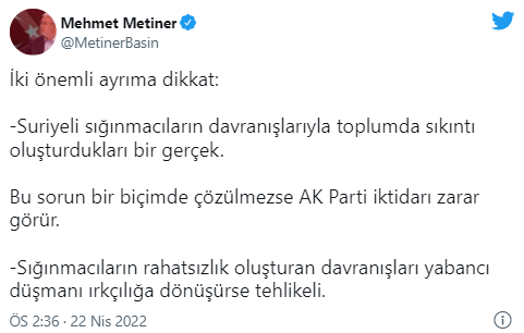 Mehmet Metiner'den AKP'ye uyarı: Bu sorun bir biçimde çözülmezse iktidar zarar görür - Resim : 1