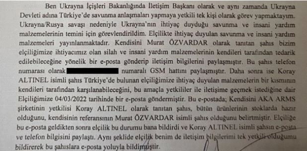 Hande Fırat'ın kocası Süleyman Soylu'yu referans gösterdi! 5 milyon dolar dolandırıldığını iddia eden Ukraynalı yetkilerin ifadesinde Soylu'nun ismi geçiyor - Resim : 1