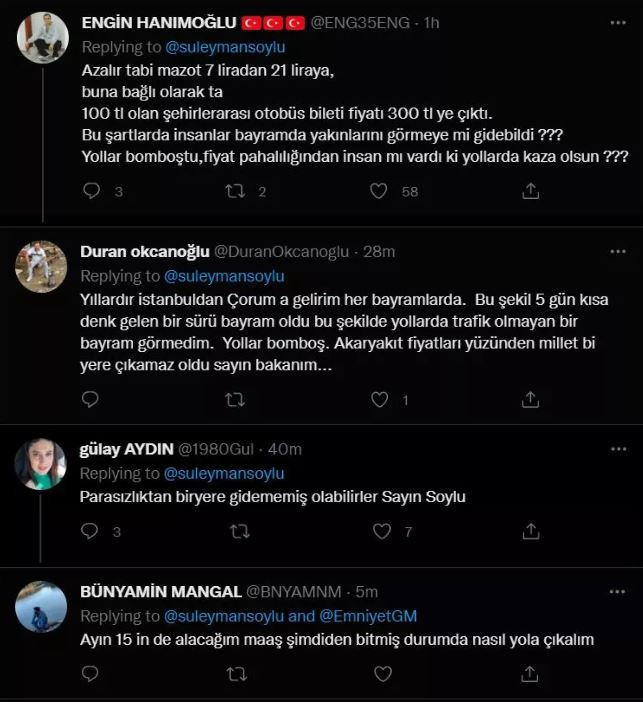 Süleyman Soylu bir tweet attı. Vatandaş bakın ne yanıt verdi - Resim : 4