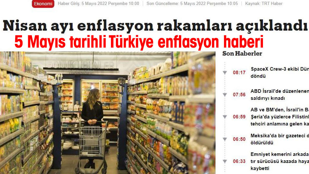 TRT'nin haberlerindeki başlıklarına bak. Sanki &uuml;lkede enflasyon yok - Resim : 1