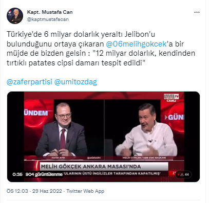 Melih Gökçek’in 6 milyar dolarlık jelibon rezervi sosyal medyanın diline düştü. Neler neler yazdılar - Resim : 15