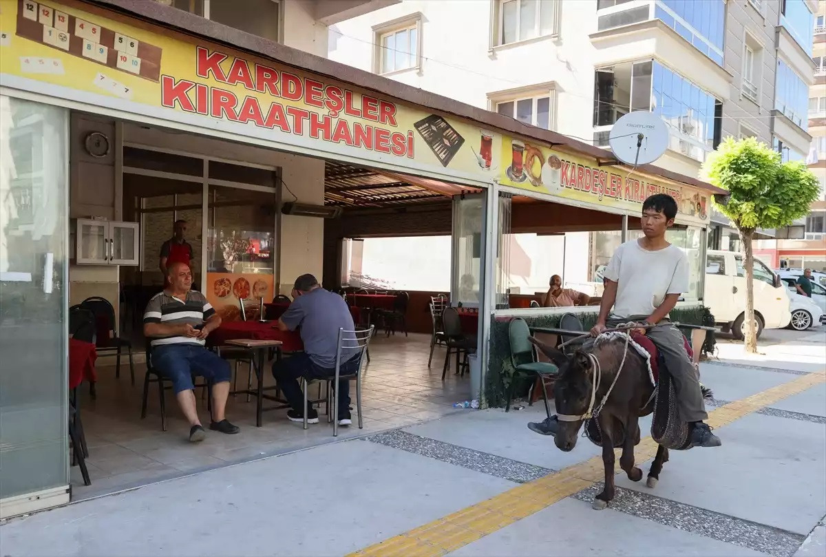 Japon turist Merzifon'dan aldığı eşekle Türkiye'yi geziyor. "Acelem yok, yavaş seyahat etmeyi severim" - Resim : 5
