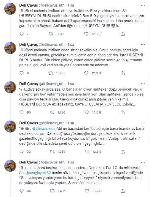 Sedat Peker bu sefer de Ankara'da arabanın i&ccedil;indeki gizli buluşmayı a&ccedil;ıkladı. Cumhurbaşkanı Danışmanının kaseti olduğunu s&ouml;yledi - Resim : 4