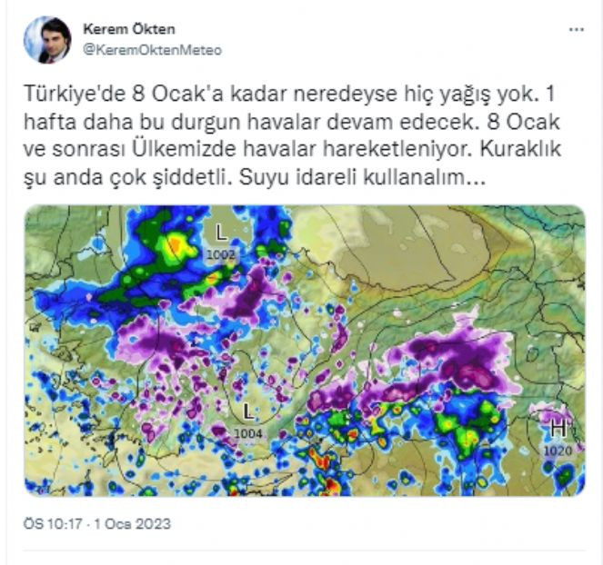 Kerem Ökten Türkiye'ye havadan yaklaşan dev bir canavarı açıkladı. Güneş açıyor diye sevinmeee - Resim : 1