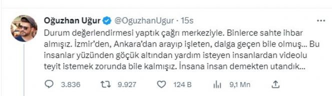 İktidarın hedefindeki Oğuzhan Uğur gelen telefonları isyan ederek açıkladı - Resim : 1