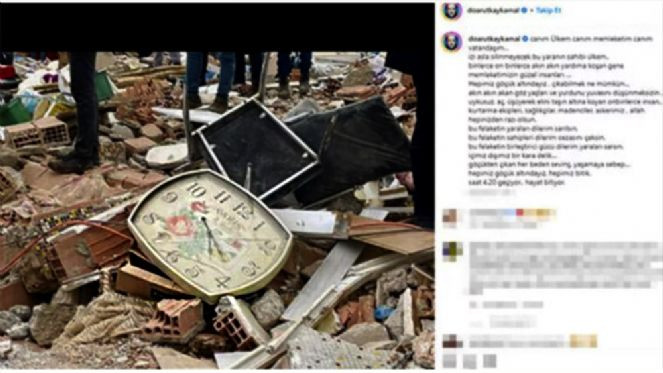 Oyuncu Doğa Rutkay paylaştı: Göçük altından çıkarılan her beden yaşamaya sebep - Resim : 1