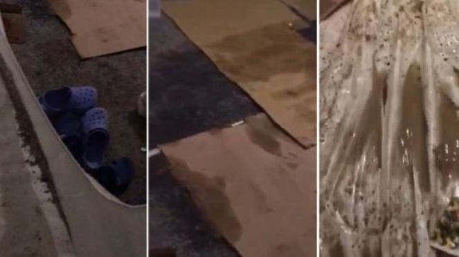 Kahramanmaraş’ta AFAD’ın çadır kentini su bastı. Depremzedeler geceyi sokakta geçirdi - Resim : 4