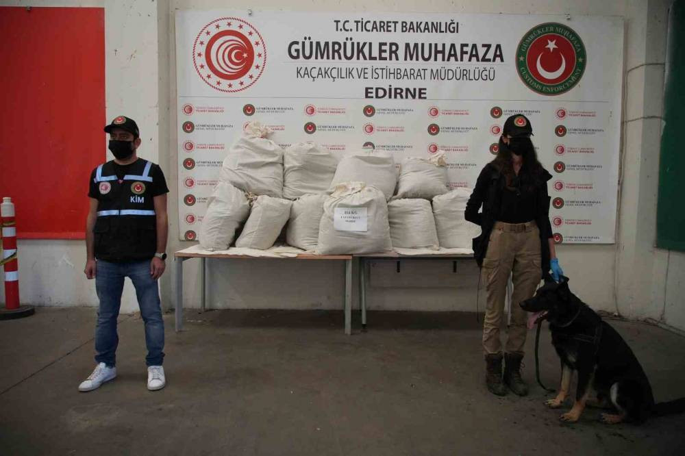 Kapıkule&rsquo;deki tankerden 114 kilo uyuşturucu &ccedil;ıktı