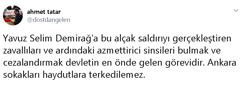Yavuz Selim Demirağ'a alçak saldırı - Resim : 15